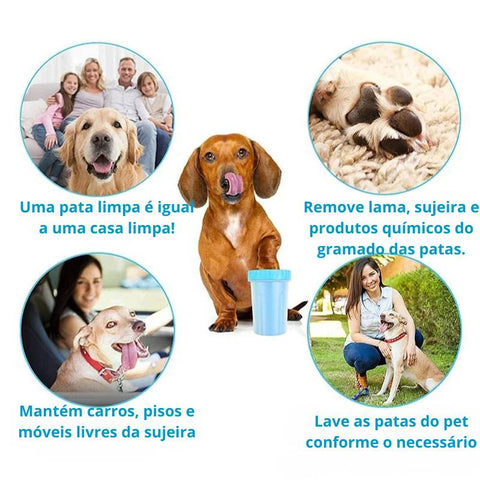 Lavador Prático de Patas Para Cães e Gatos - MaxPet